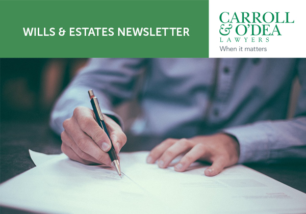 Wills & Estates Newsletter - October 2017