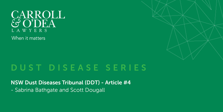 NSW Dust Diseases Tribunal (DDT) - Article #4