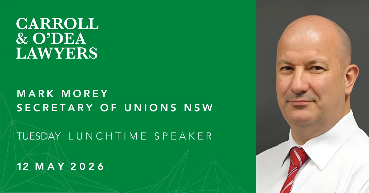 Tuesday Lunchtime Speaker Event with Mark Morey